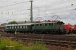 E44 002 bei der Lokparade am 14.06.2014 im DB Museum Koblenz Lützel.
