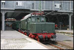 Museums Lok E 94056 am 27.08.2006 auf Gleis 24 im HBF Leipzig.