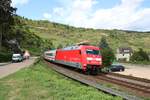 DB Fernverkehr 101 083-4 mit IC am 10.08.19 in Oberwesel
