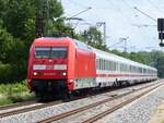 101 049 mit IC Berlin - Amsterdam in Hummeldorf bei Salzbergen, 28.05.2022