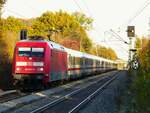 101 090 mit IC Hamburg - Ruhr - Köln - Stuttgart in Münster=Albachten, 16.11.2022