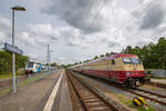 AKE-RHEINGOLD mit Lok 101 001 abgestellt im Ostseebad Binz. - 10.06.2024
