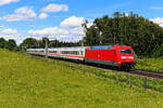 Letzte verbleibende Planleistung der Baureihe 101 auf der KBS 950 ist das Zugpaar IC 2082/83 von und nach Berchtesgaden.