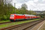101 072-7 DB mit Pbz in Wuppertal Sonnborn, am 05.04.2024.