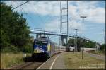 101 101  Europa  zog am 26.06.08 IC2213 Ostseebad Binz - Stuttgart Hbf. Hier erwischt im Hp Stralsund-Rgendamm.
