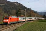 101 053 fhrt mit EC 316 von Graz nach Saarbrcken.
Peugen Nachschu 15.11.2009