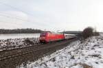 BR 101 027 mit einem IC nach TS am 07.01.2010