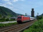 101-010 fhrt am 27.6.10 mit dem IC 2004  Bodensee  nach Emden durch Oberwesel.