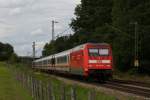 101 119-6 mit einem InterCity in Grokarolinenfeld am 13.08.11