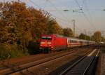 101 087-5 mit einem Intercity in Dsseldorf-Oberbilk am 28.10.2011