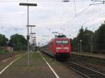101 133-7 mit IC 132 Nordeich Mole-Luxembourg auf Bahnhof Salzbergen am 10-7-2012.