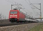 101 039-6 am 27.03.2013 am EC9 von Hamburg-Altona bis Basel SBB.