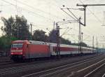 Am Morgen des 16.8.13 wurde die CNL478 aus Zürich im Bahnhof Hamburg Harburg aufgenommen. Zuglok des Zuges war die 101 139-4.