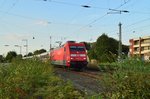 IC 2223 verlässt Rheydt von der 101 057-9 gen Aachen Hbf.