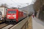 101 108 mit IC719 bei Mautstatt am 28.02.2017.