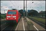 101 039 wartet am 27.05.07 mit dem InterCity327  Alpenland   von Hannover nach Mittenwald in Hagen auf die Weiterfahrt.