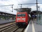 IC mit 101 077 im Erfurter Hauptbahnhof am 25.07.2007