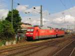 DB 101 121-2 + 181 214-8  MOSEL  am 10.07.2012 abgestellt in Koblenz Hbf.