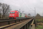 Eine der neuen Werbeloks im Fernverkehr der DB, 101 060 mit Werbung zum Dortmunder Krichentag im Juni 2019 unterwegs auf den Emsland-IC von Köln nach Emden am nördlichen Rand des Ruhrgebiets