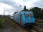 Die 101 016-4 fhrt am 5.7.07 mit dem Ic 2047 in den Hbf von Hannover