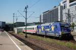 101 101-4 stand am 06.08.07 mit einem InterCity nach Norddeich-Mole auf Gleis 4 des Stuttgarter HBFs.