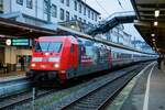 101 115-4  Bahnbonus  DB mit IC2040 in Wuppertal Hbf, am 04.02.2023.