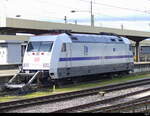 DB - Lok 101 057-8 abgestellt im Badischen Bahnhof in Basel am 04.02.2024