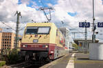 Beim Umsteigen in Köln Messe/Deutz am 4. Mai 2024 konnte ich 101 110 und 101 057 fotografieren.