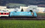 DB 101 016 (Unicef) mit versptetem EN?? unterwegs bei Leonding.