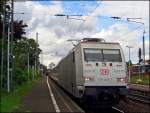 101 034  In Form  mit dem IC 2327 im Bahnhof Bonn-Beuel 19.7.2009