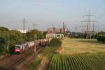 101 070-1  Adler Mannheim  mit dem IKE 50255 KKE - AHBIL in Dormagen Bayerwerk am 03.08.09