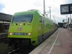 101-067 wartet am 4.1.2006 mit ihrem IC nach Leipzig in Dortmund auf ihre Abfahrt.