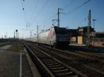 Am 02.03.2013 kam ‎101 144 mit IC 2385 in Stendal an und fuhr nach Karlsruhe.