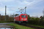 Nach dem umsetzen rollte die 102 002 mit ihrem München Nürnberg Express auf das Gelände der DB systemtechnik in Minden.