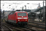 120112-8 verläßt hier am 17.3.2005 mit einem Intercity den HBF Köln in Richtung Köln Deutz.