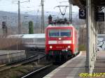 Taube + 120 144-1 + IC :) im Wittener Hauptbahnhof. 02.03.2008.