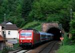 120 143 ist am 17.03.08 mit dem IC 2054 nach Saarbrcken HBF bei Frankenstein in der Pfalz unterwegs. Nchster Halt des Zuges ist der Hauptbahnhof von Kaiserslautern.