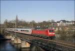 120 108 (9180 6120 108-6 D-DB) hat am 20.03.2009 die Aufgabe den IC 2320 nach Hamburg-Altona zuschieben. Aufgenommen am Harkortsee. 
