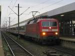 120 143 mit IC 2256 von Frankfurt(Main)Hbf nach Saarbrcken Hbf.Am 06.12.09 in Mannheim Hbf.