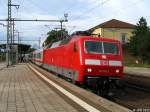 120 110-2 mit IC nach Berlin durchfhrt den Bf Lehrte (Region Hannover) am 19.09.2008