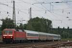 120 130 erreicht mit dem EC248 von Krakow Glowny nach Lneburg den Endbahnhof. Aufgenommen am 10.07.11