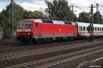 120 148-2 fuhr mit einen IC am 17.09.13 zum bhf harburg