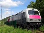Am 17.6.13 kam der Sonderzug mit 03 1010 in Horb im Eisenbahn Museum an.