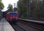 145 077-4 DB kommt aus Richtung Köln,Aachen-Hbf und fährt durch Aachen-Schanz mit einem Papierzug aus Köln-Grmeberg(D) nach Zeebrugge(B) und fährt in Richtung Aachen-West.