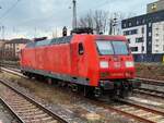 145 036 abgestellt in Osnabrück Hbf Po, 10.01.2025