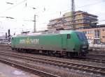 Hier 145 CL 003 von der Firma  Rail4Chem  auf dem Weg nach Aachen West zur Abstellanlage, allerdings ohne Gter sondern LZ.