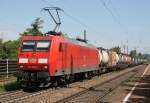 145 068 mit Gterzug Richtung Freiburg (Brsg) am 14.05.2011 in Denzlingen