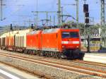 145 030-5 mit 145 053 und EZ 51416 am 29.07.2015 18.09 Uhr in Chemnitz HBF.