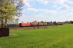 145 038 und 233 322 zu sehen mit dem 51081 am 29.04.16 an der Schöpsdrehe bei Plauen/V.