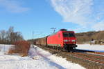 145 062-6 DB Cargo bei Oberlangenstadt am 19.01.2017.